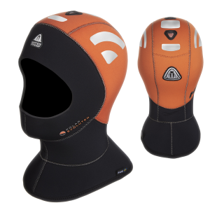 Kaptur H1 HIGH VISIBILITY HOOD POLAR EVOLUTED (czarno-pomarańczowy) 5/10 mm
