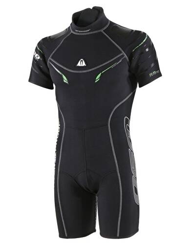 Skafander W30 SHORT krótki z zamkiem na plecach 2,5 mm męski