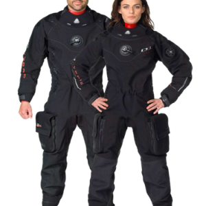 Suchy skafander D1 HYBRID ISS z kapturem damski